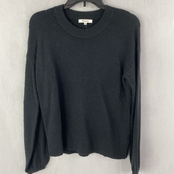 Madewell Payton Pullover Sweater Black - Picture 1 of 5